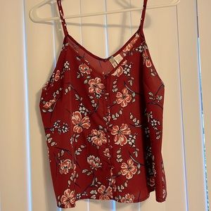 Japna tank top, floral print, flowy, size medium